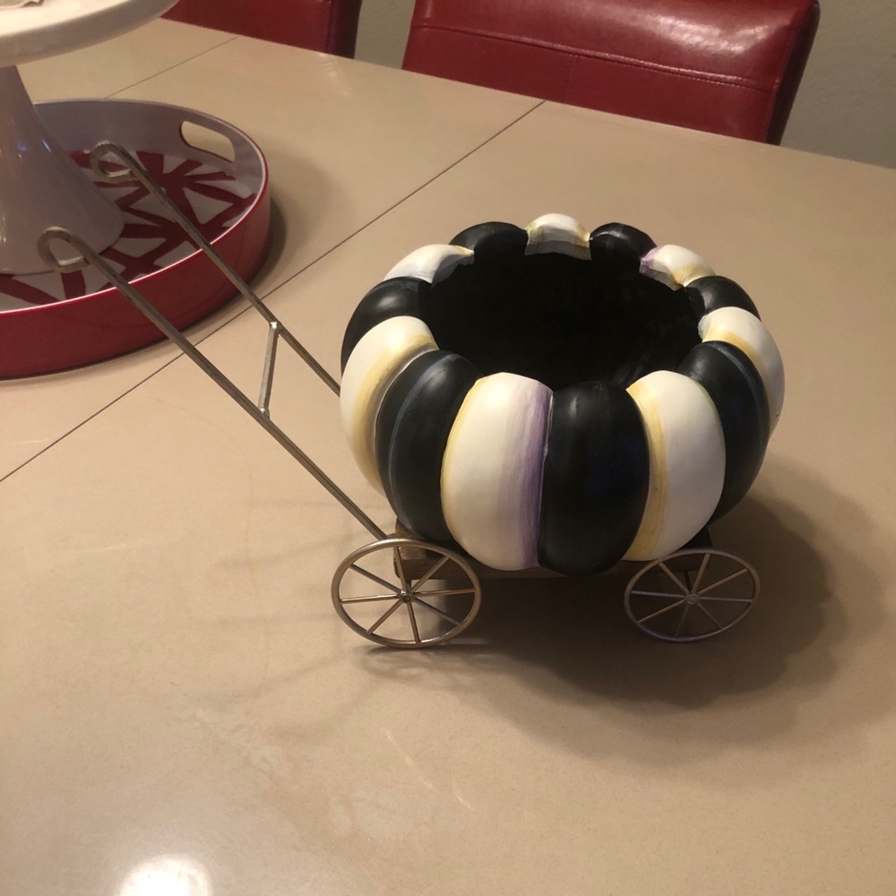 MacKenzie Childs Pumpkin Carriage